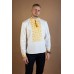 Embroidered shirt "Golden Lotus"